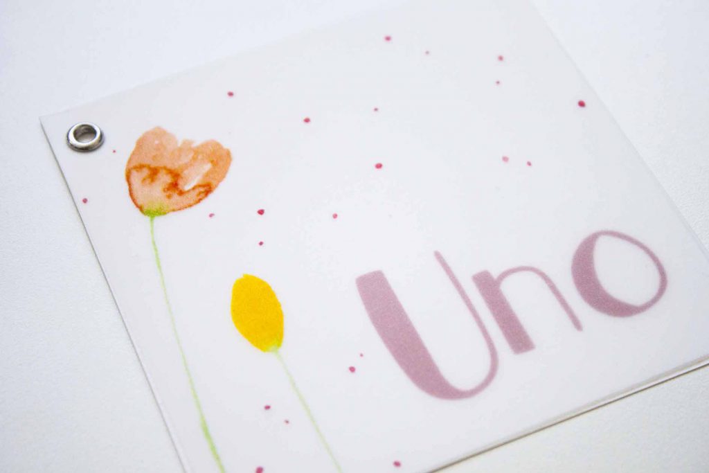 Partecipazioni di matrimonio con tulipani