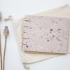 Album rilegato a mano - carta artigianale rosata