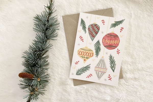 Christmas card palline