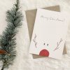 Christmas card renna
