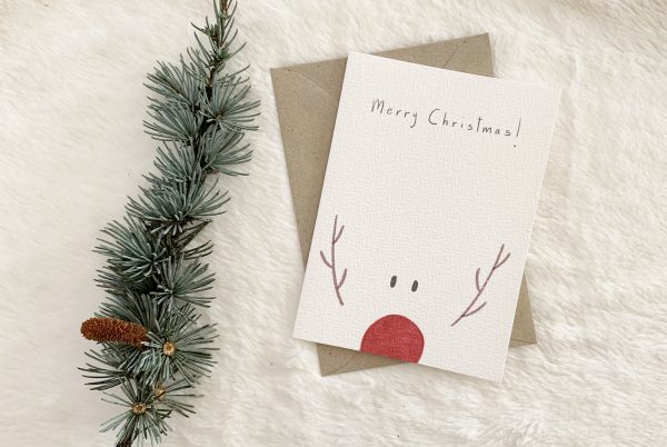 Christmas card renna