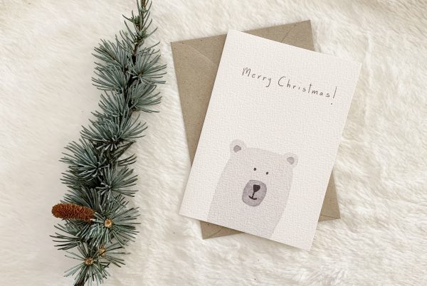 Christmas card orso