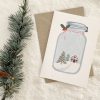 Christmas card barattolo