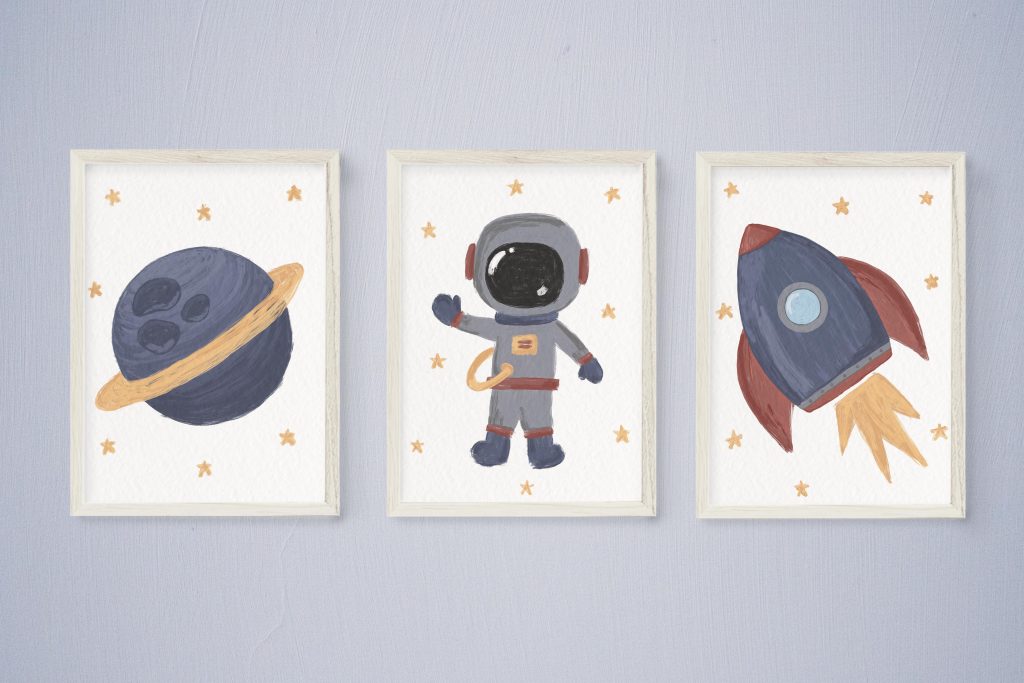 baby poster space